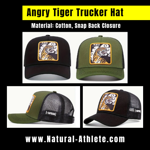 Angry Tiger Trucker Hat