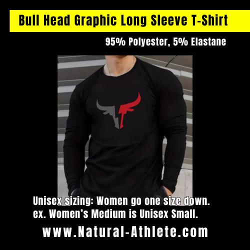 Bull Head Graphic Long Sleeve T-Shirt