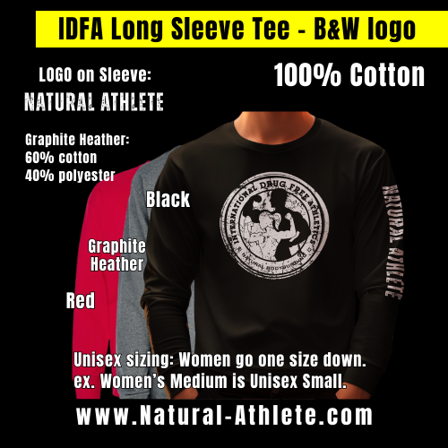 IDFA Long Sleeve Tee - B&W logo