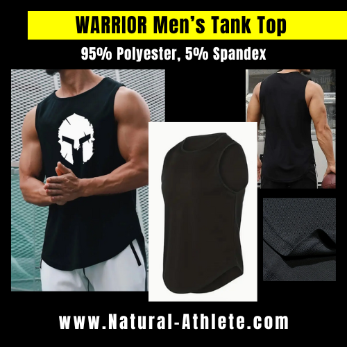 WARRIOR Mens Tank Top - Black