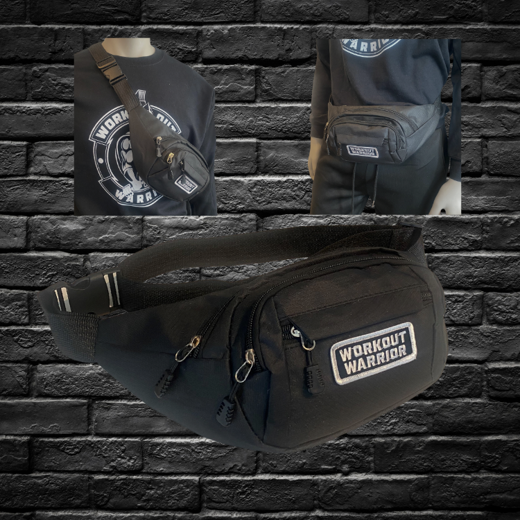 WORKOUT WARRIOR Fanny Pack - Black