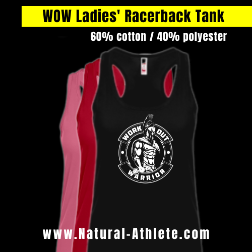 WORKOUT WARRIOR Ladies Racerback Tank Top