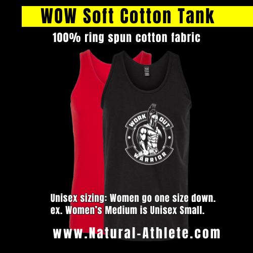 WORKOUT WARRIOR Soft Cotton Tank Top