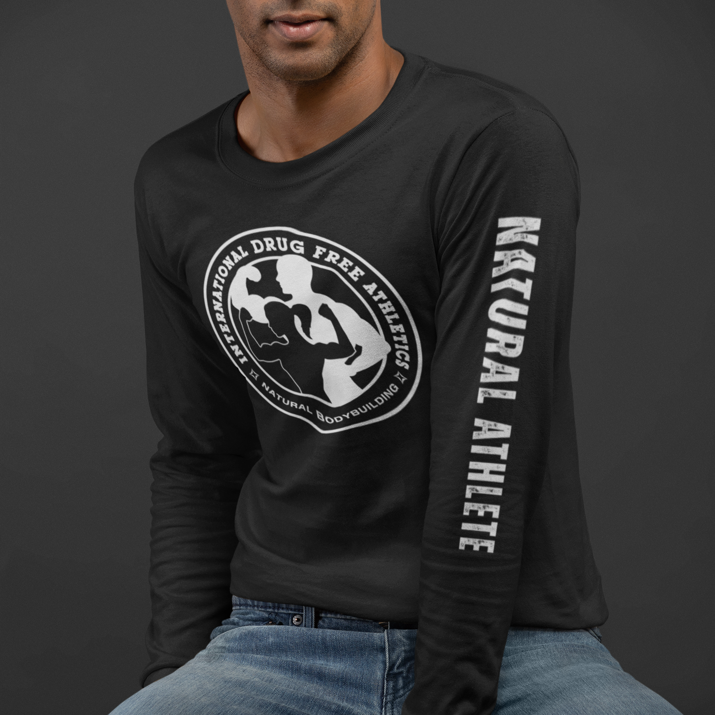 IDFA Long Sleeve Tee - White logo