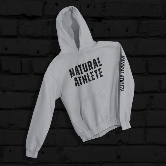 NATURAL ATHLETE Unisex Hoodie - Black logo